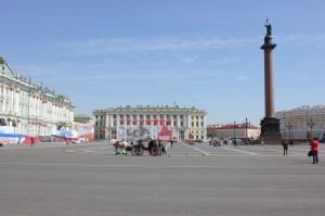 6210 Palace Square and Alexander Column, Saint Petersburg, Russia 6 May 2015