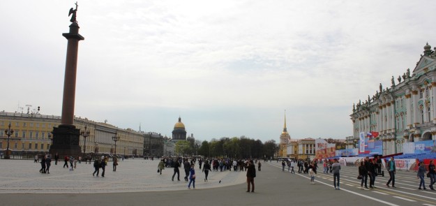6354 Palace Square - Alexander Column, St Isaac's, Admiralty, Winter Palace, Saint Petersburg, Russia 7 May 2015
