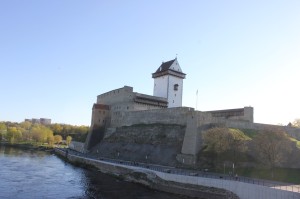 6450 Narva Castle, Border crossing Ivangorod, Russia - Narva, Estonia 10 May 2015